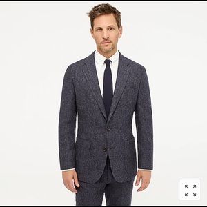 J. CREW Men’s Ludlow Slim-Fit Herringbone Blazer